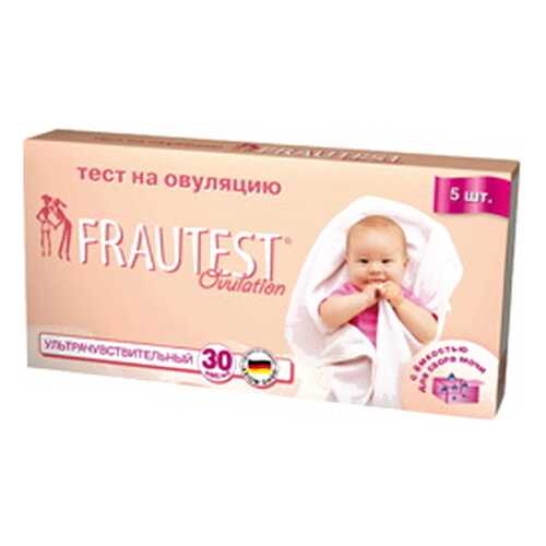Тест Frautest на овуляцию тест-полоска 5 шт. в Неофарм