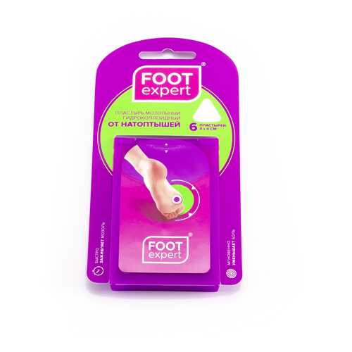 Пластырь Foot Expert гидроколлоидный 40 мм х 40 мм 6 шт. в Неофарм