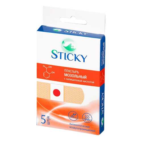 Пластырь мозольный Sticky 5 шт. в Неофарм