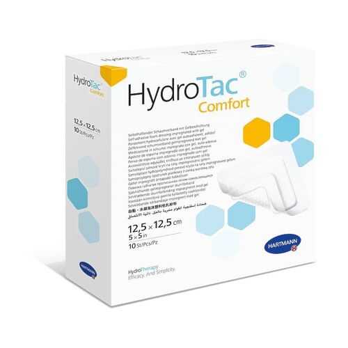 Повязка Hydrotac comfort Гидротак комфорт губчатая самоклеящаяся 12,5х12,5 см 10 шт. в Неофарм