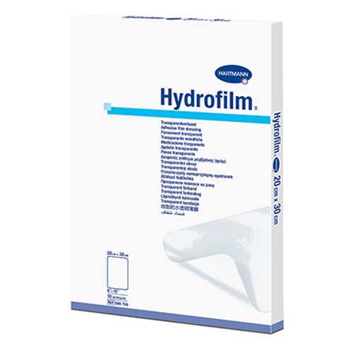 Самофиксирующаяся повязка HARTMANN Hydrofilm прозрачная 20 см х 30 см 10 шт. в Неофарм