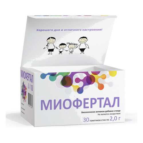 Миоферт порошок для приема внутрь 2 г пакетики-стик, 30 шт. в Неофарм