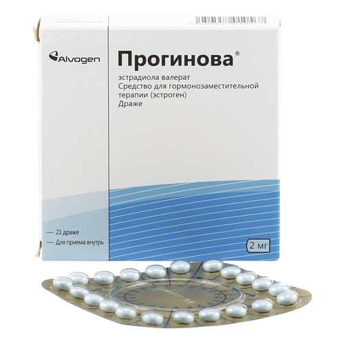 Прогинова драже 2 мг 21 шт. в Неофарм