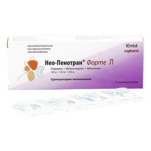 Нео-Пенотран Форте Л суппозитории вагинальные 7 шт. в Неофарм