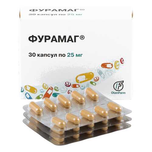 Фурамаг капсулы 25 мг 30 шт. в Неофарм