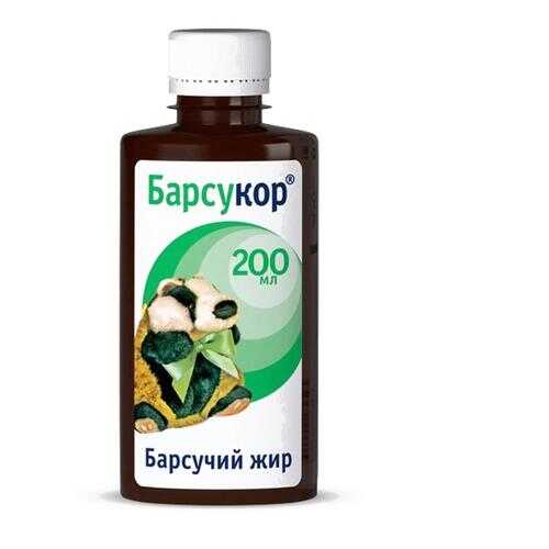Барсукор Багира барсучий жир 200 мл в Неофарм