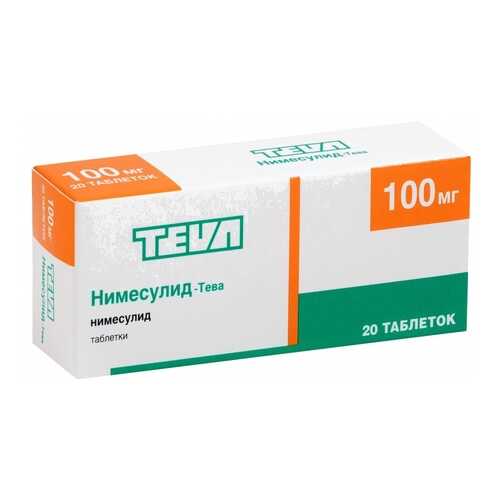 Нимесулид-Тева таблетки 100 мг 20 шт. в Неофарм