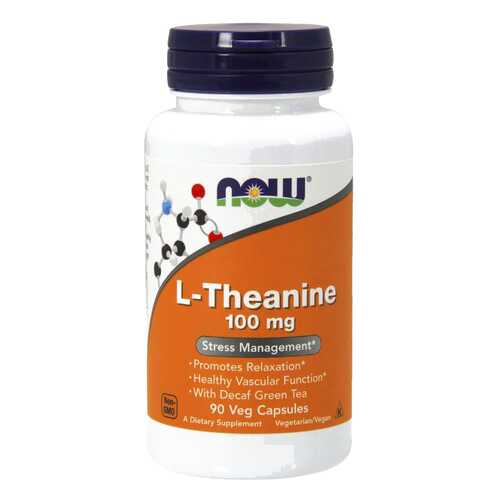 Для нервной системы NOW L-Theanine 100 мг 90 капсул в Неофарм
