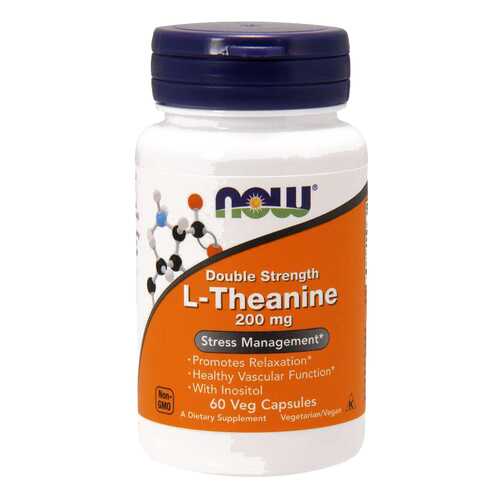 Для нервной системы NOW L-Theanine 200 мг 60 капсул в Неофарм