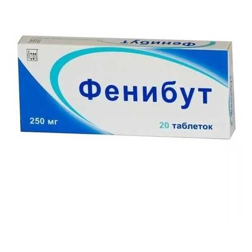 Фенибут таблетки 250 мг 20 шт. Озон в Неофарм
