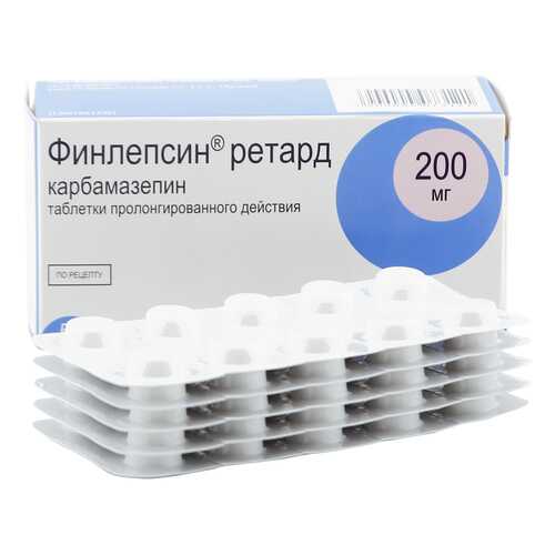 Финлепсин ретард таблетки 200 мг 50 шт. в Неофарм