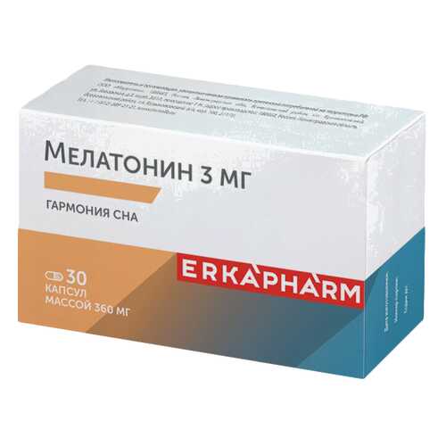 Мелатонин капсулы 3 мг 30 шт. в Неофарм