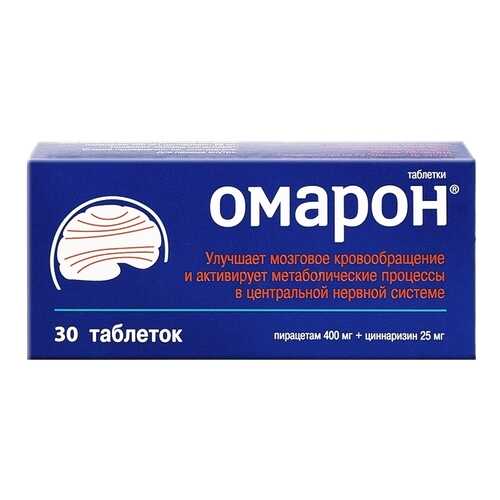 Омарон таблетки 400 мг+25 мг 30 шт. в Неофарм