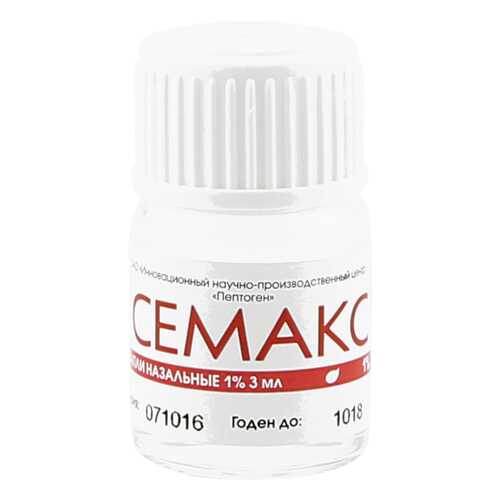 Семакс капли 1 % 3 мл в Неофарм
