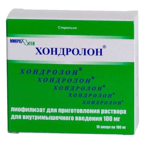 Хондролон лиоф.д/приг.р-ра для в/м.введ.100 мг амп.1 мл 10 шт. в Неофарм