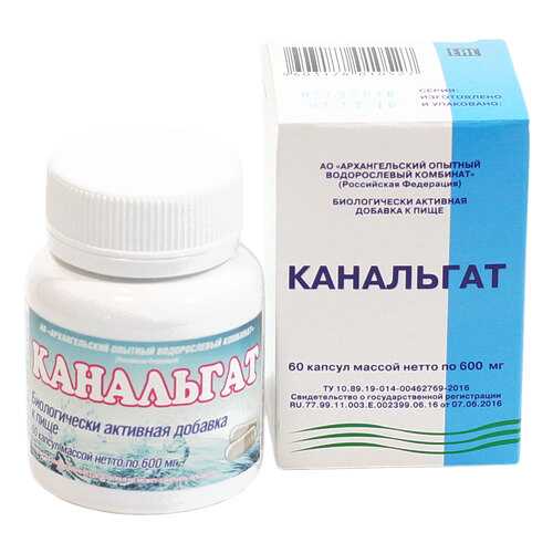 Канальгат Архангельские водоросли капсулы 60 шт. в Неофарм