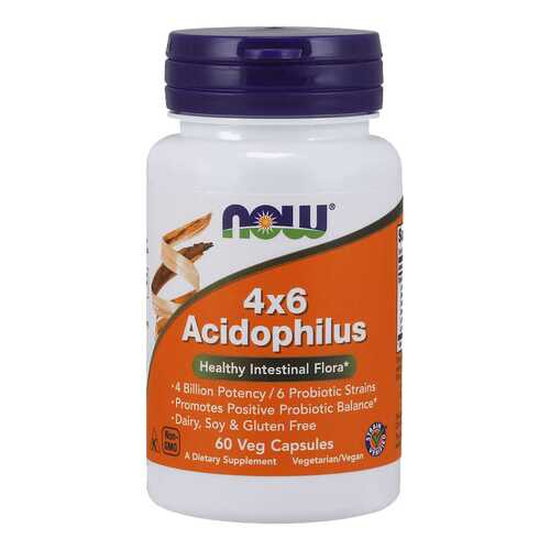 Для пищеварения NOW Acidophilus 4x6 60 капсул в Неофарм