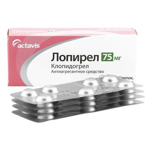 Лопирел таблетки 75 мг 28 шт. в Неофарм