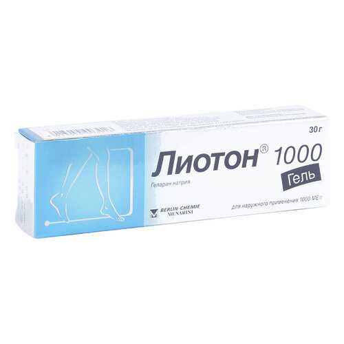 Лиотон 1000 гель 1000 ЕД/г 30 г в Неофарм