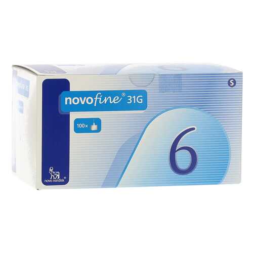 Иглы Новофайн 31G 0,25х6 мм 100 шт. в Неофарм