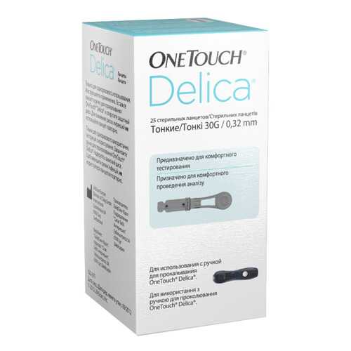 OneTouch Делика Ланцет стерильный 25 шт. в Неофарм