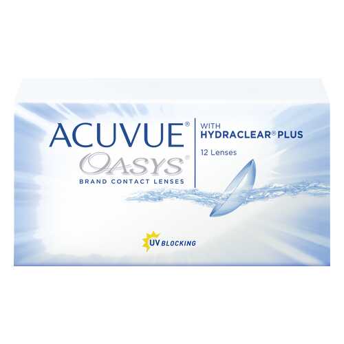 Контактные линзы Acuvue Oasys with Hydraclear Plus 12 линз R 8,4 +2,50 в Неофарм