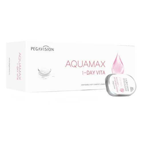 Контактные линзы Aquamax 1 Day Vita 30 линз R 8,6 -1,25 в Неофарм