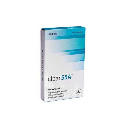 Контактные линзы ClearLab Clear 55 A 6 линз R 8.7 +04,00 в Неофарм