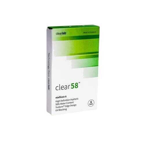 Контактные линзы ClearLab Clear 58 6 линз R 8.3 -06,50 в Неофарм