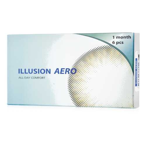 Контактные линзы ILLUSION Aero 6 линз R 8.6 -3.25D в Неофарм