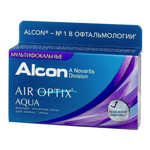 Контактные линзы AirOptix HydraGlyde for Multifocal 3 шт. PWR -5,00, R 8.6, Аддидация=L в Неофарм