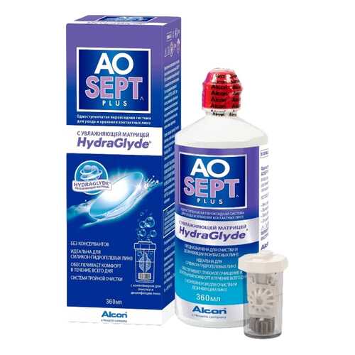 Раствор Aosept Plus HG 360 мл в Неофарм
