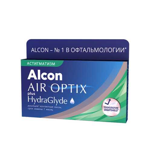Контактные линзы AirOptix HydraGlyde for Astigmatism 3 шт. PWR -5,50, CYL -1,25, AXIS 010 в Неофарм