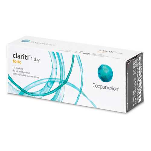 Контактные линзы Clariti 1 day toric 30 линз R 8,6 -2,25/-2,25/180 в Неофарм