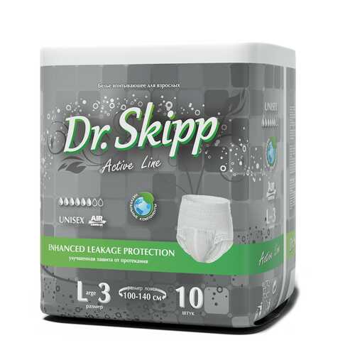 Белье впитывающее для взрослых Dr. Skipp Active Line размер L 10 шт. в Неофарм