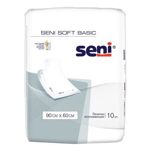 Пеленки SENI Soft Basic 90 x 60 см B010-J03 10 шт. в Неофарм