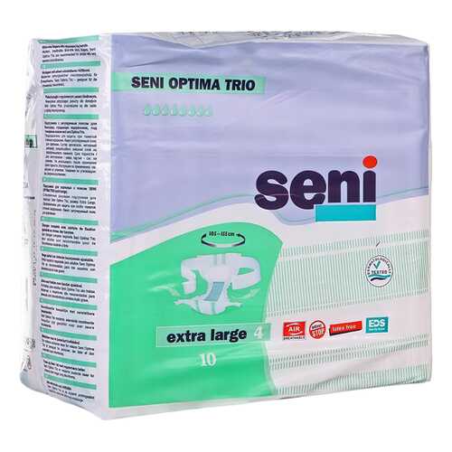 Подгузники для взрослых с поясом, XL, 10 шт. Seni Optima Trio в Неофарм