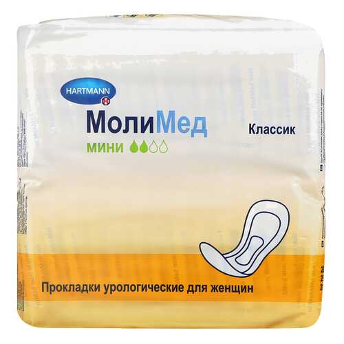 Урологические прокладки для женщин, 28 шт. MoliMed Classic Mini в Неофарм