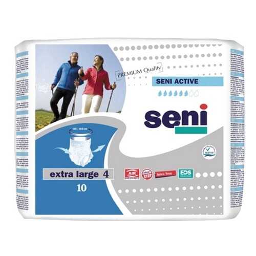 Впитывающие трусы SENI Active XL 10 шт. XL10-RU1 в Неофарм
