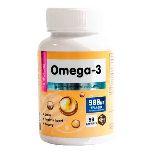Омега-3 рыбий жир Chikalab Omega-3 900 мг капсулы 90 шт. в Неофарм
