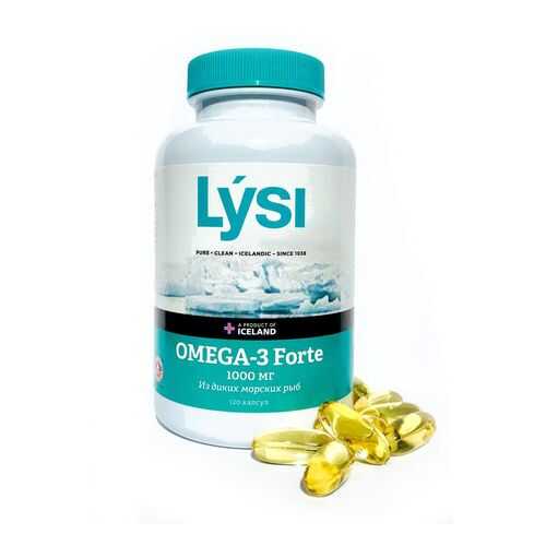 Рыбий жир Lysi Омега-3 форте капсулы 120 шт. в Неофарм