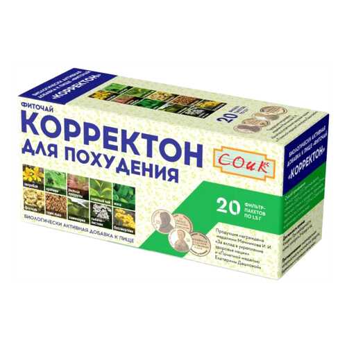 Фиточай СОиК Корректон для похудения ф/п 1,5 г 20 шт. в Неофарм