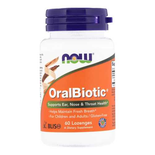 Добавка для иммунитета NOW OralBiotic 60 пастилок в Неофарм