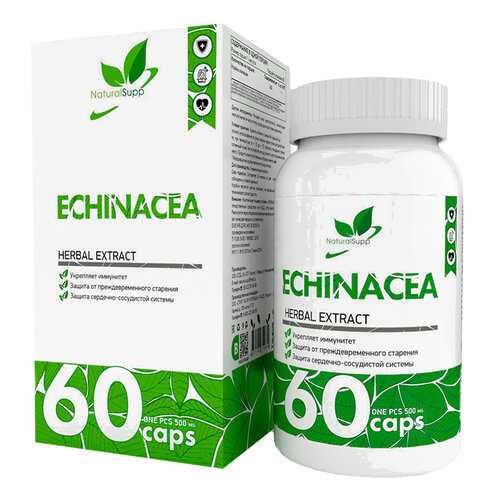 Эхинацея добавка для иммунитета NaturalSupp Echinacea 500 мг капсулы 60 шт. в Неофарм