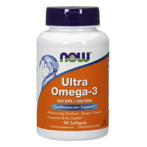 NOW ltra Omega-3 500 EPA/250 DHA 90 капсул в Неофарм