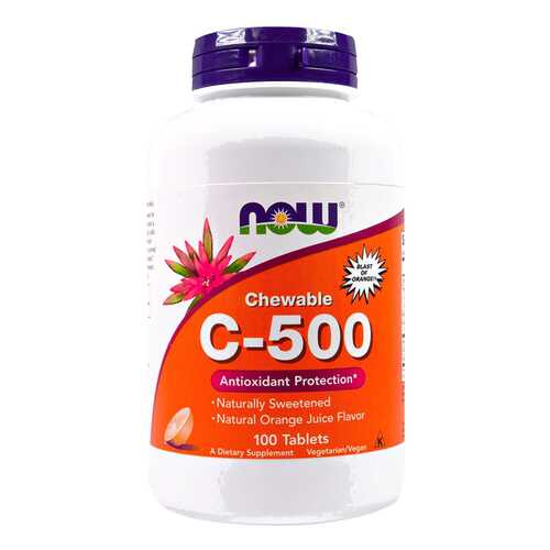 Витамин C NOW C-500 Chewable 100 табл. вишня в Неофарм